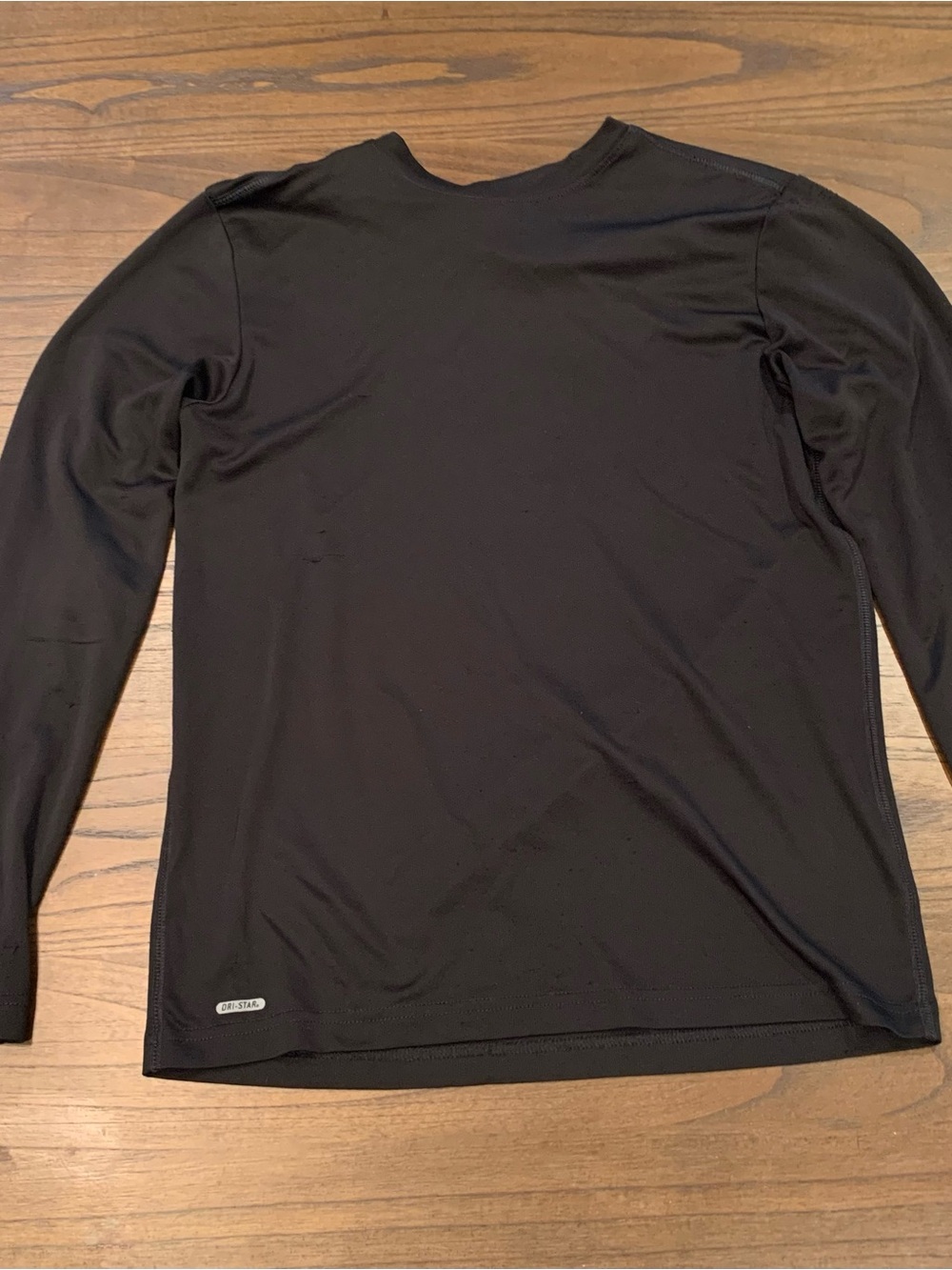 STARTER Black Long Sleeve Performance Undergarment Hockey Tee